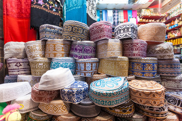 Traditional Omani Kuma hats