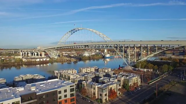 Aerial Oregon Portland
Aerial video of downtown Portland Oregon during the day.