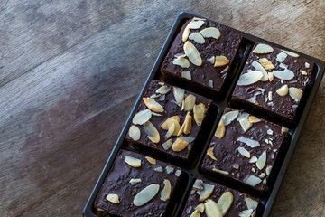 Cake chocolate brownies