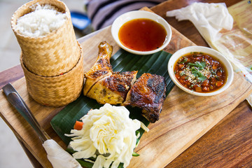 grilled chicken with basmati rice