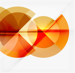 Obraz premium Geometric design abstract background - circles