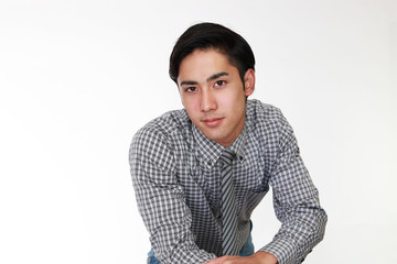 笑顔のビジネスマン