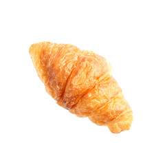 croissant on white background