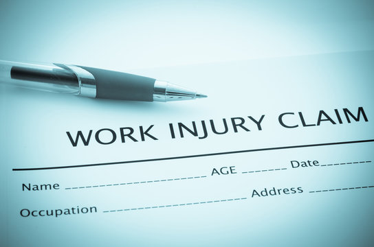  Work Injury Claim Form.