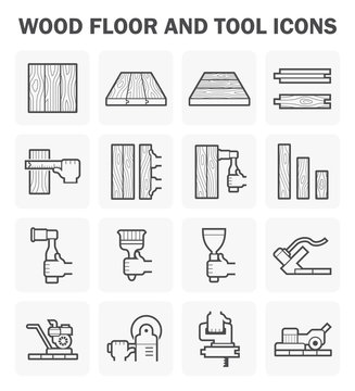 Wood floor icon