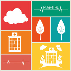 Fototapeta premium hospital medical center design 