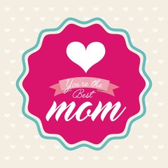 happy mothers day design 