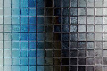 black and blue tiles wall texture