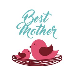 happy mothers day design 