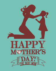 happy mothers day design 