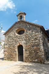 Fototapeta na wymiar small stone church detail