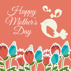 happy mothers day design 