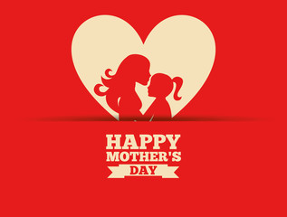 Fototapeta na wymiar happy mothers day design 