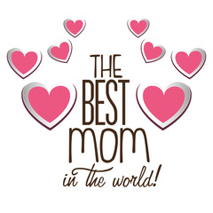 happy mothers day design 