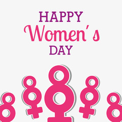 happy womens day design 