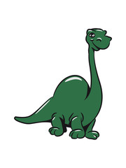 Dinosaur Brontosaurus funny sweet