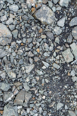 Gravel as background.