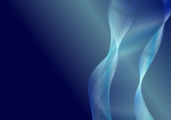 Wavy futuristic blue background