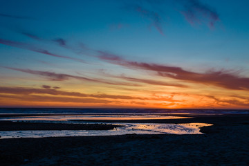 Oregon Beach Sunset in Lincoln City