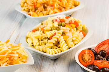 fusilli pasta salad cold