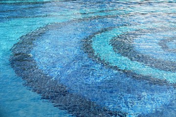 поверхность воды в бассейне