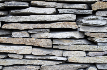 Old stone wall closeup