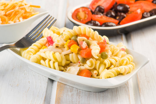 Fusilli Pasta Salad Cold