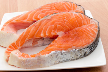 Salmon steak