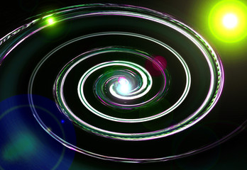 Abstract spin background