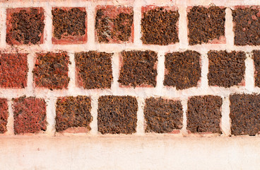 Old brick wall with window texture background