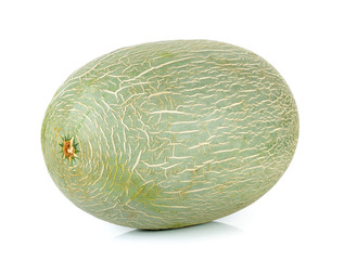 cantaloupe melon isolated on the white background