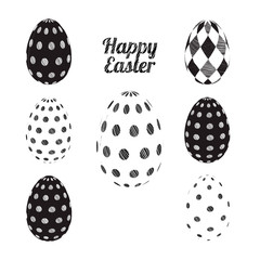 Vector easter eggs set