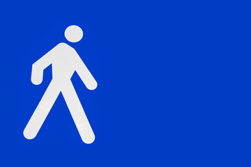 pedestrian crossing sign modified