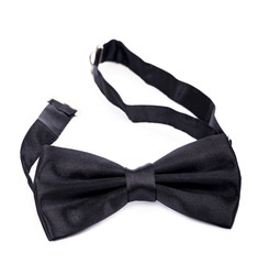 Black bow tie