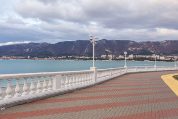 sea embankment