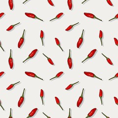 Chilli peppers seamless pattern