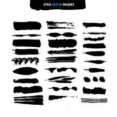 vector brush stroke collection