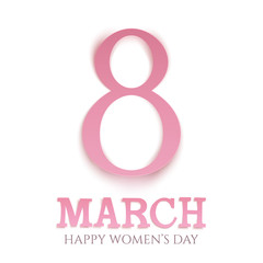 March 8 international womens day background.