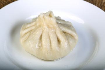 Khinkali - caucasian dumplings