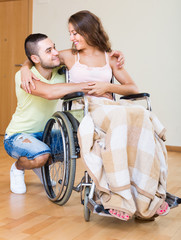 Romantic relationships in invalid chair