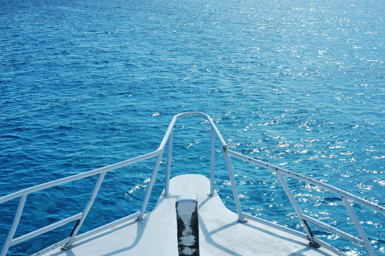 Fototapeta boat in the Red Sea
