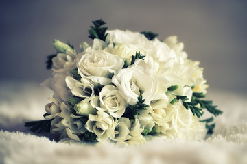 Splendid graceful wedding bunch