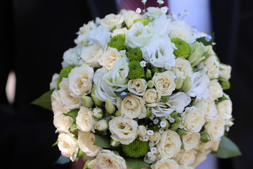 Splendid wedding bridal bouquet