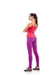 fitness woman looking