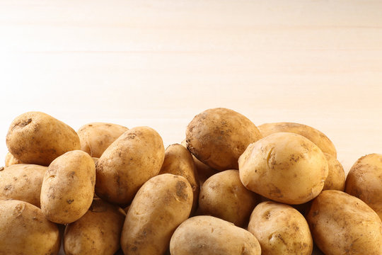 沢山のじゃがいも