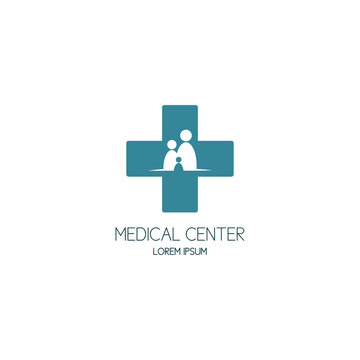 Medical center logo template