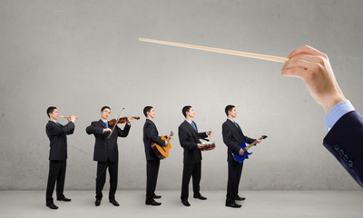 Fototapeta premium He can play all instruments