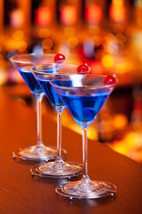 Cocktails Collection - Blue Martini