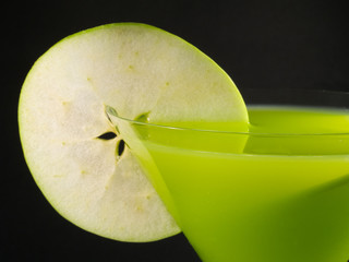 Fototapety  Kolekcja koktajli - Apple Martini