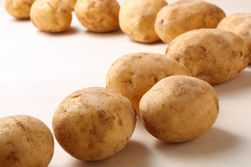 たくさんのジャガイモ